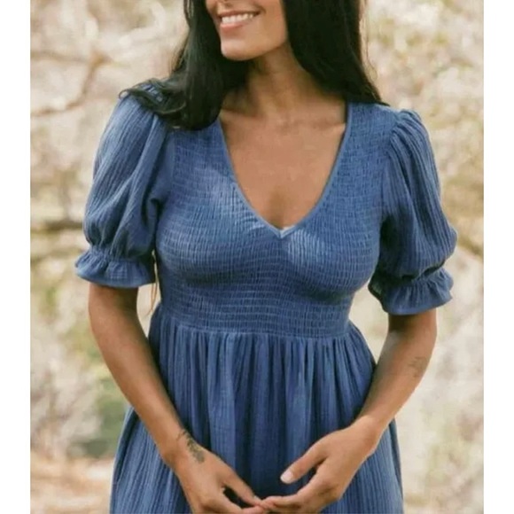 Christy Dawn Brooklyn Dress Lapis - Picture 2 of 8